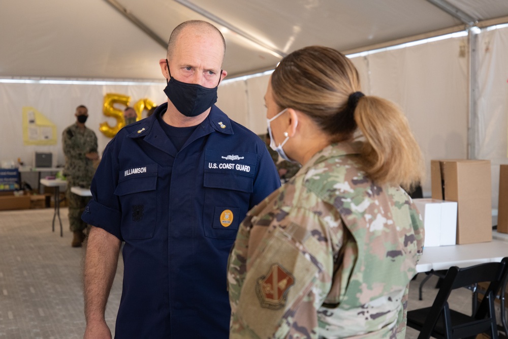 The Greenbelt Metro CVC hosts distinguished visitors strengthening the partnership between FEMA, DoD and the US Coast Guard