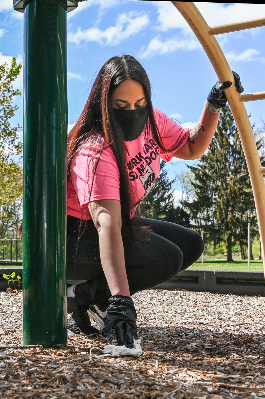 Base Personnel take action