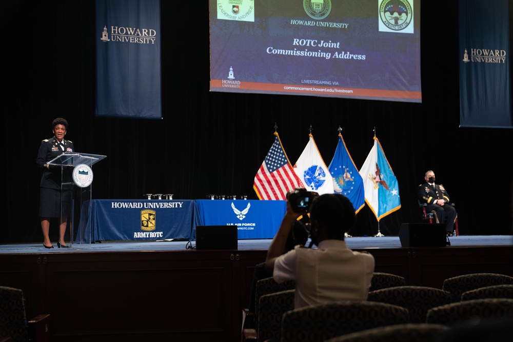 Howard University ROTC Joint Commissioning ceremony