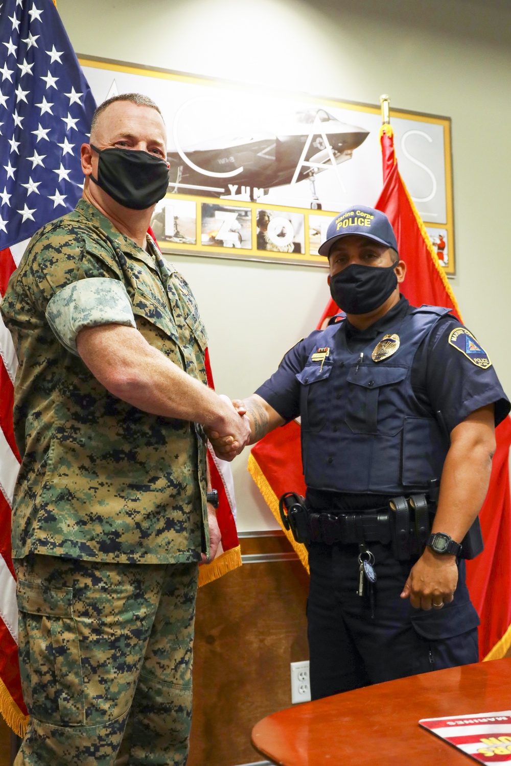 Military Police Officer Karl Bobbio Receives Civilian Lifesaving Award