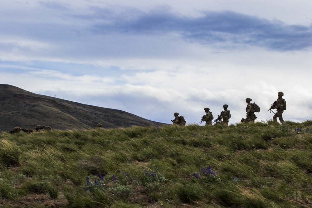 Yakima Training Center movement to contact