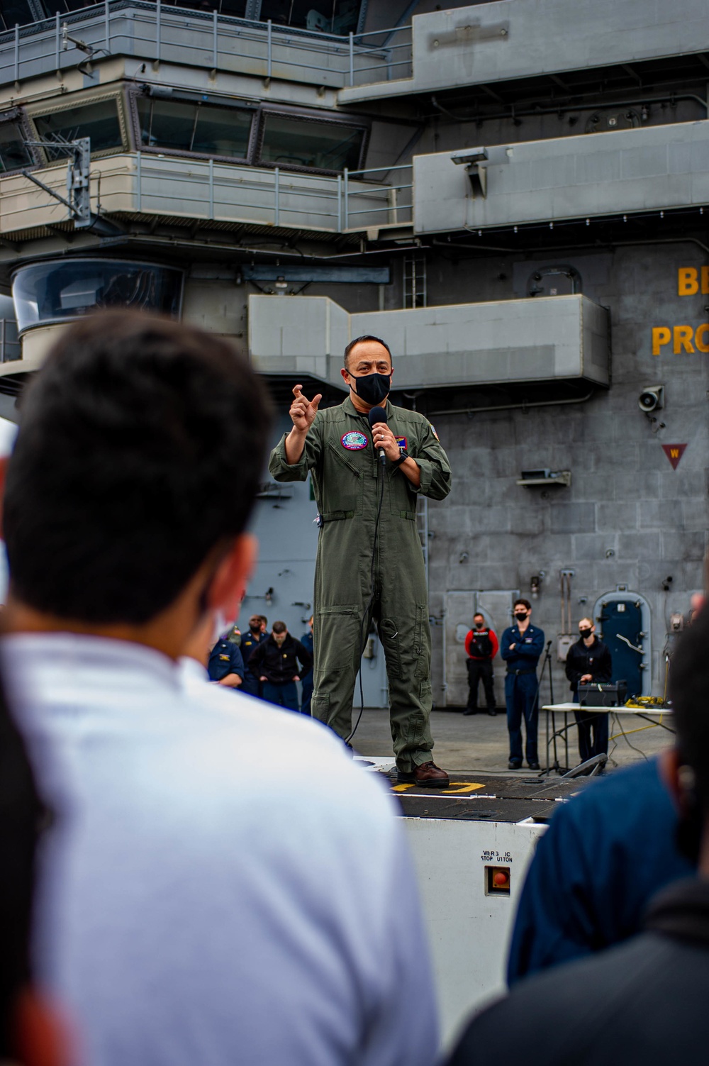 USS Ronald Reagan (CVN 76) All Hands Call