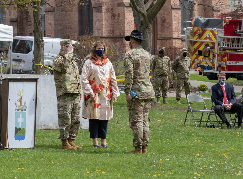 1st Squadron, 172nd Cavalry Deployment Send Off, St. Albans, VT