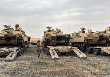 1st Cavalry Division, 553rd Division Sustainment Support Battalion, Charlie Company Deployment to Kuwait