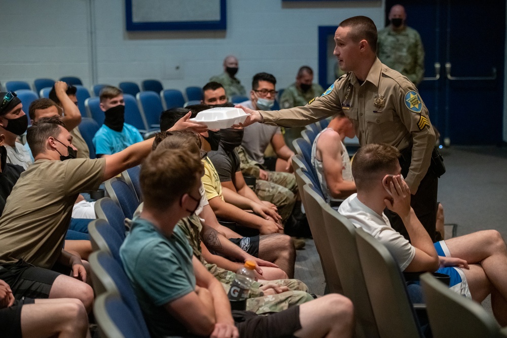 Airmen attend DUI deterrence training