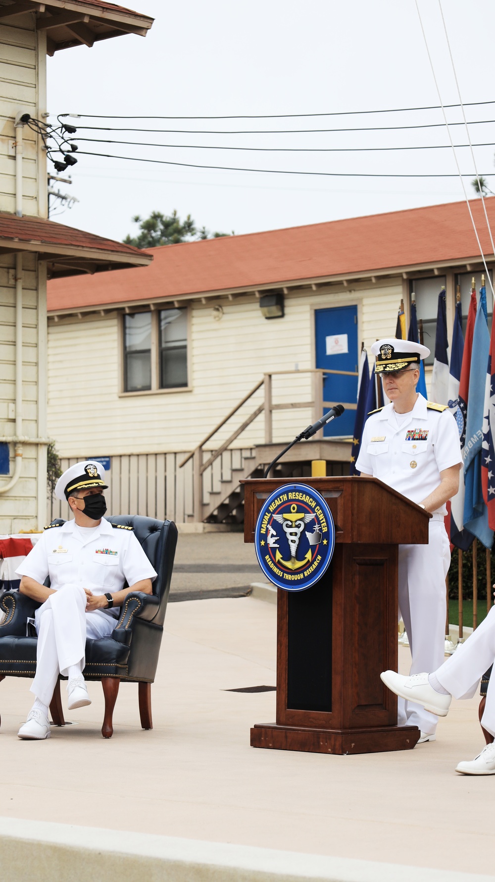 Naval Medical Forces Pacific Commander Presides Over Naval Health Research Center Change of Command