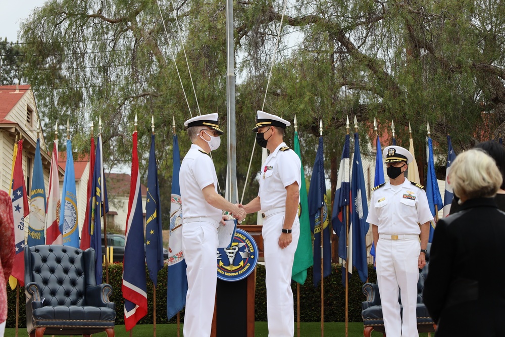 Naval Medical Forces Pacific Commander Presides Over Naval Health Research Center Change of Command