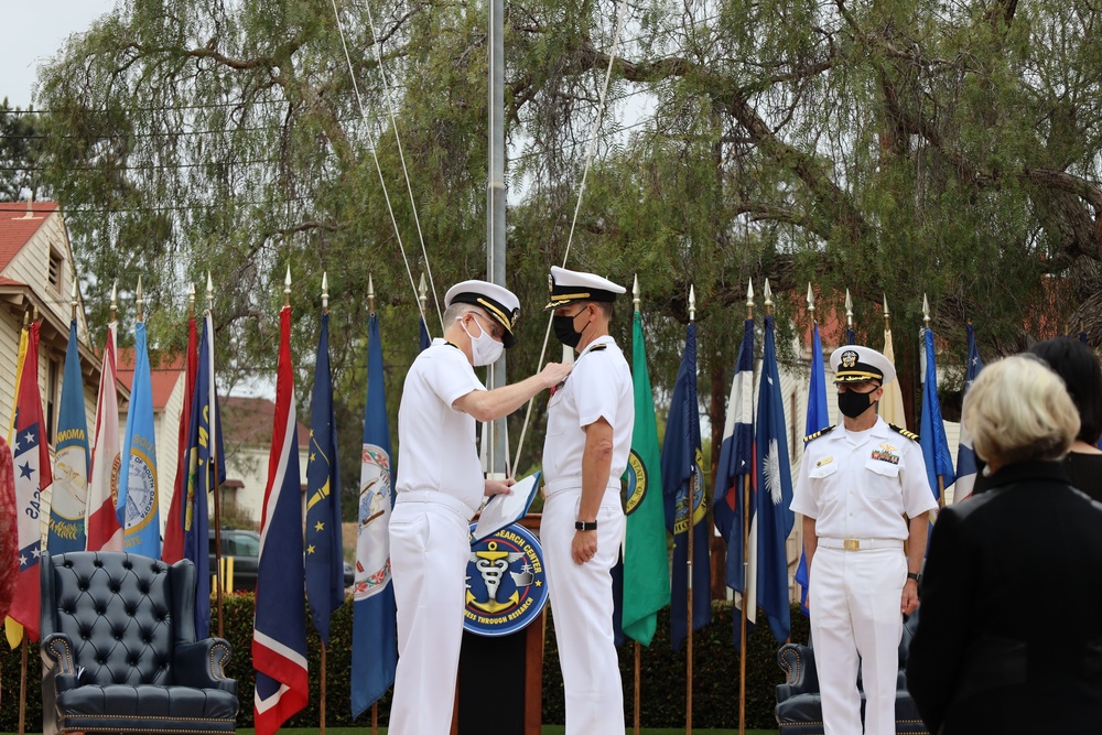 Naval Medical Forces Pacific Commander Presides Over Naval Health Research Center Change of Command