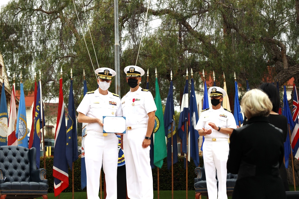 Naval Medical Forces Pacific Commander Presides Over Naval Health Research Center Change of Command