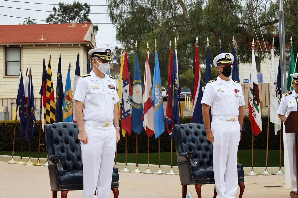 Naval Medical Forces Pacific Commander Presides Over Naval Health Research Center Change of Command