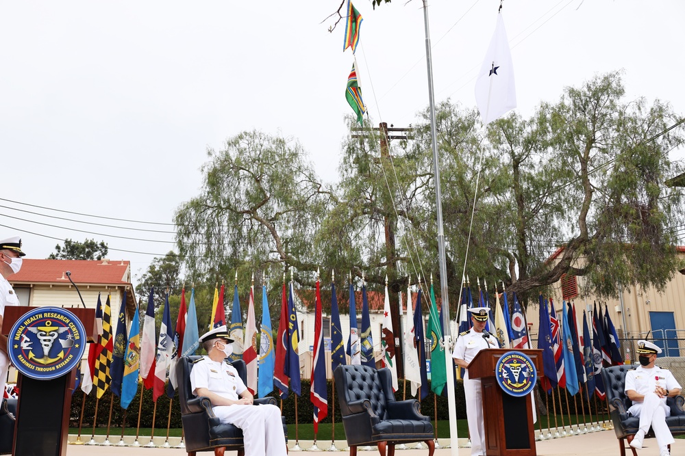 Naval Medical Forces Pacific Commander Presides Over Naval Health Research Center Change of Command
