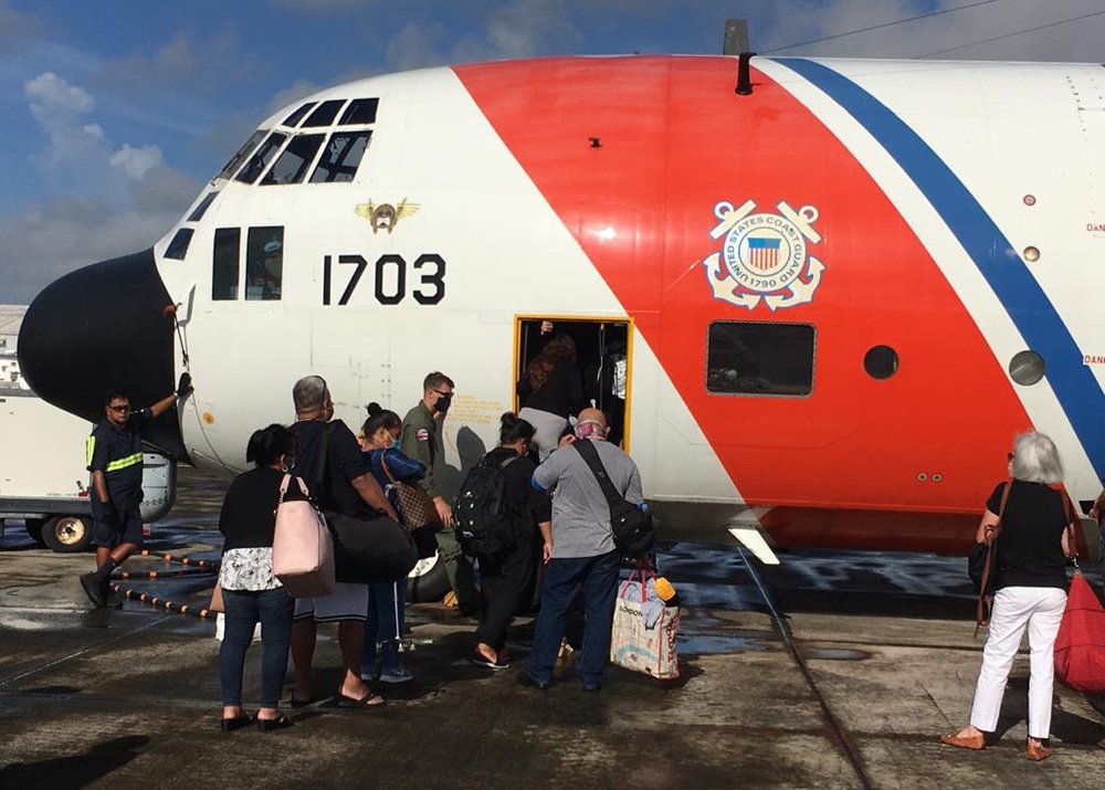 Coast Guard conducts repatriation flights to Federated States of Micronesia