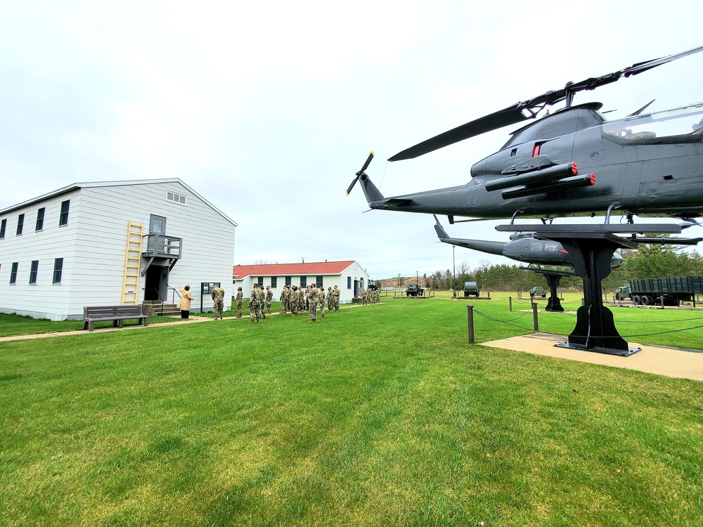 Service members tour Fort McCoy Commemorative Area