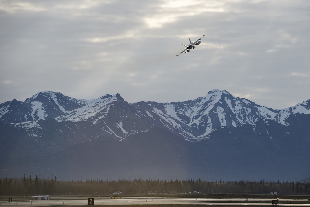 Northern Edge 21 flight operations at JBER, Alaska