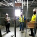 Leaders review barracks construction at Fort McCoy