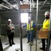 Leaders review barracks construction at Fort McCoy