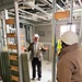 Leaders review barracks construction at Fort McCoy