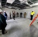 Leaders review barracks construction at Fort McCoy