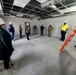 Leaders review barracks construction at Fort McCoy