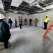 Leaders review barracks construction at Fort McCoy