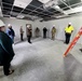 Leaders review barracks construction at Fort McCoy