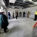 Leaders review barracks construction at Fort McCoy