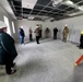 Leaders review barracks construction at Fort McCoy