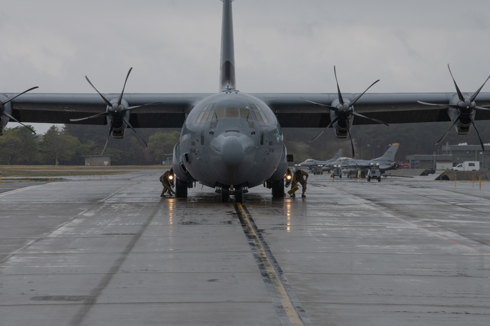 The 36th Airlift Squadron demonstrates Agile Combat Employment capabilities during Samurai Readiness Inspection