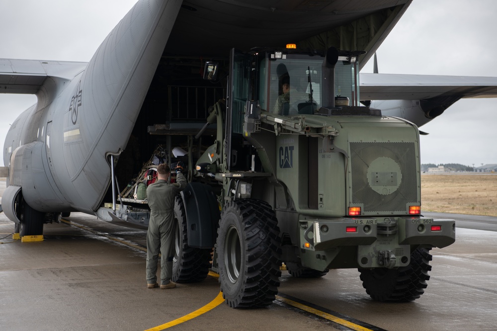 The 36th Airlift Squadron demonstrates Agile Combat Employment capabilities during Samurai Readiness Inspection