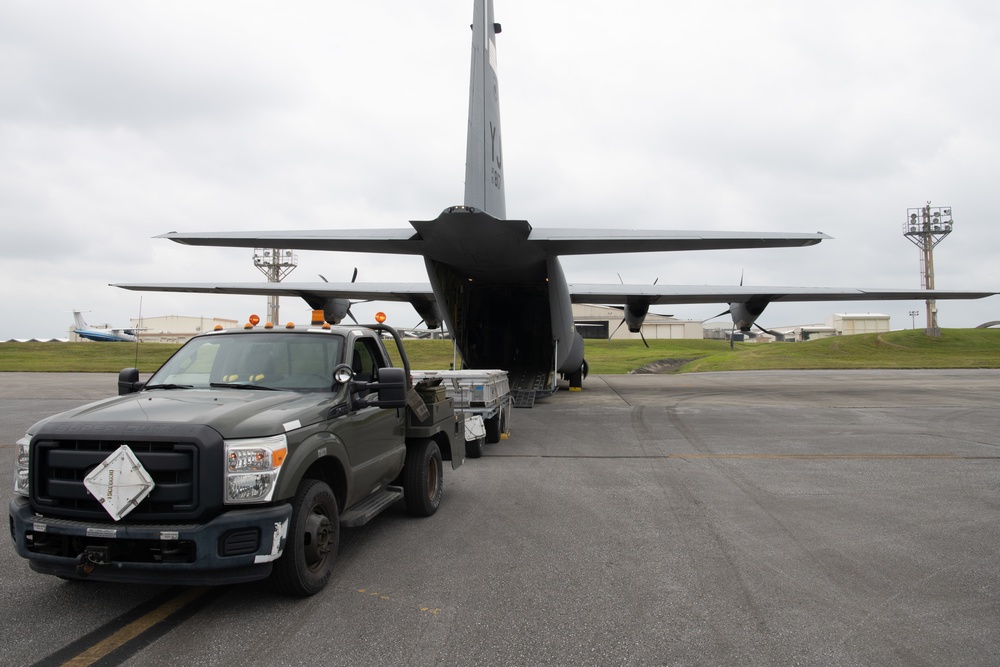 The 36th Airlift Squadron demonstrates Agile Combat Employment capabilities during Samurai Readiness Inspection