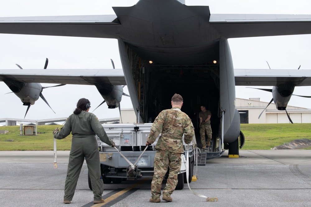 The 36th Airlift Squadron demonstrates Agile Combat Employment capabilities during Samurai Readiness Inspection