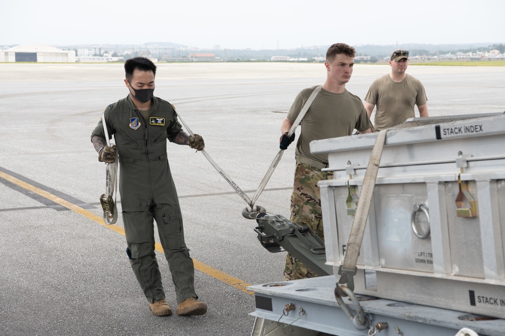 The 36th Airlift Squadron demonstrates Agile Combat Employment capabilities during Samurai Readiness Inspection