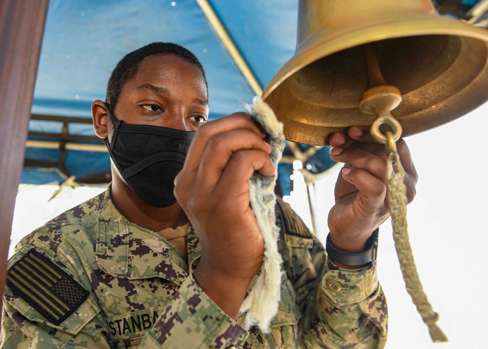 USS Hershel &quot;Woody&quot; Williams maintenance in Croatia