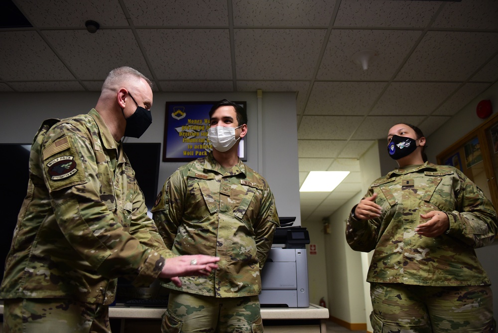 7 AF leadership recognized, mentored Wolf Pack Airmen