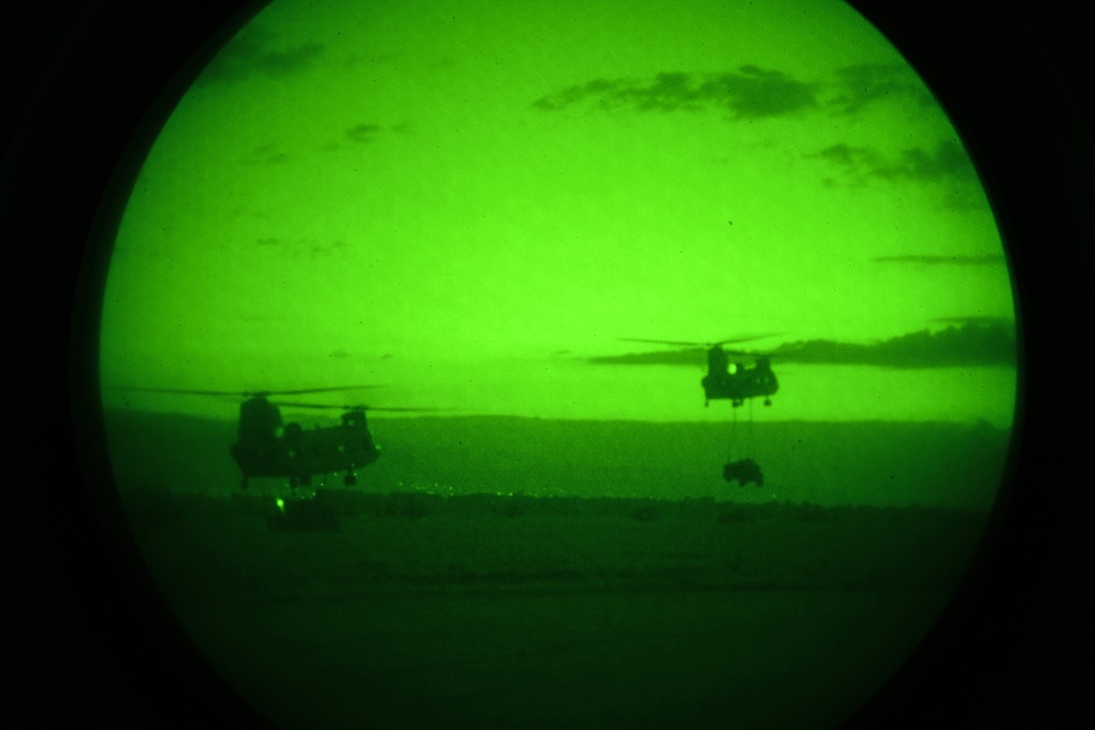 Nighttime Air Assault in Bulgaria with the 173rd