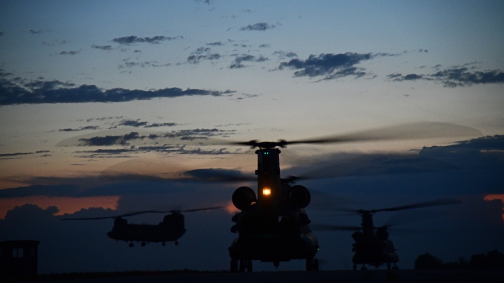 Nighttime Air Assault in Bulgaria with the 173rd