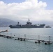 USS Mt. Whitney Departs Gaeta