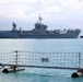 USS Mt. Whitney Departs Gaeta