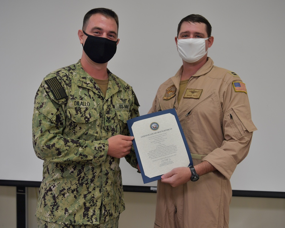 AC1 Dillalo Re-enlistment