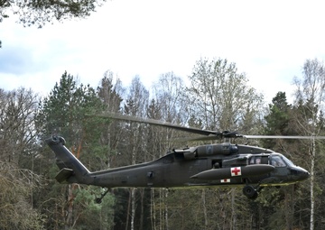 U.S. Army Green Berets Conduct MEDEVAC Training