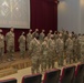 U.S. Army Signal Soldiers, 36th Infantry Division, Task Force Spartan, receive The Bronze Order of Mercury in front of honored guests