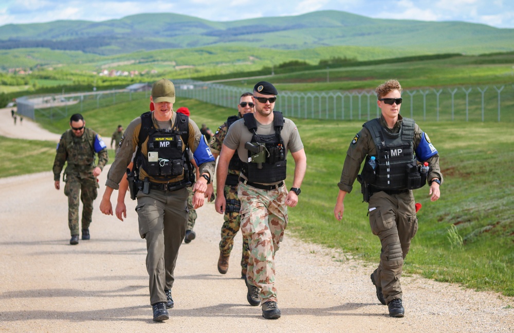 KFOR military police celebrate National Police Appreciation Week through cooperative training