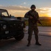 Turkish KFOR Soldiers conduct town patrol