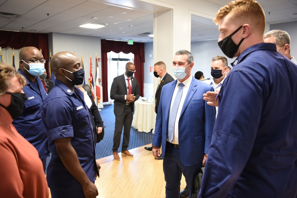 Acting DHS Secretary visits U.S. Coast Guard Sector Boston