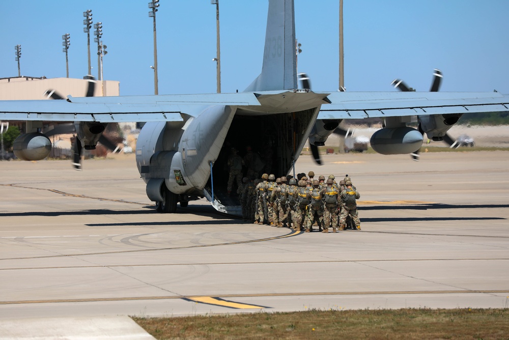 U.S. Army Civil Affairs and Psychological Operations Command (Airborne) takes to the skies