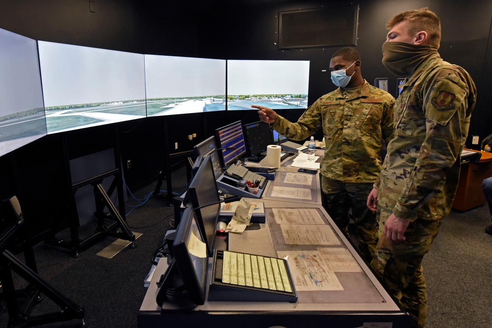 88 Operations Support Squadron Air Traffic Controllers direct pilots and vehicles in the air and on the ground.