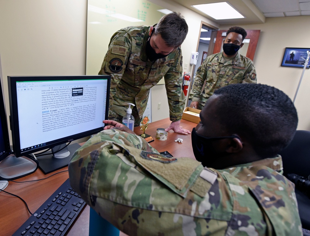 88 Operations Support Squadron Host Aviation Resource Management keeps flight records organized for Airmen.