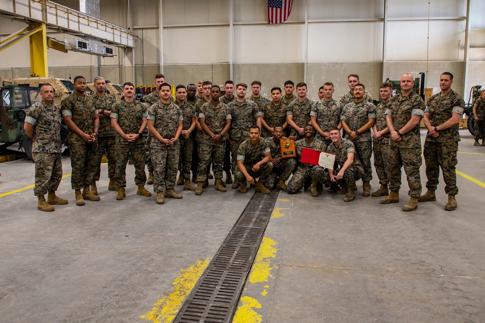 Cpl. Robinson Motor Transport Maintenance Technician of the Year