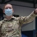Maj. Gen. Neely Visits Service Members Working Vaccination Sites
