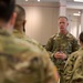 Maj. Gen. Neely Visits Service Members Working Vaccination Sites